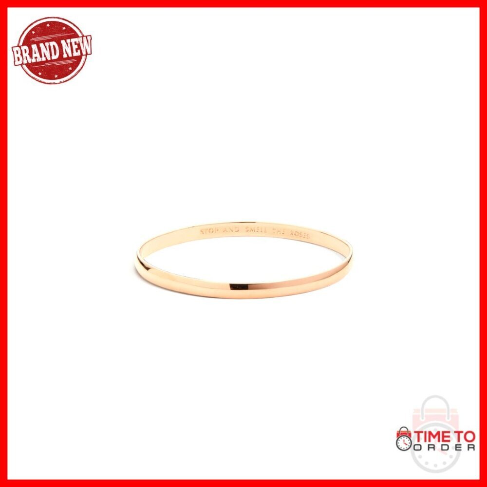 Plated Metal Bangle Bracelet, One Size, Round Shape, No Clasp